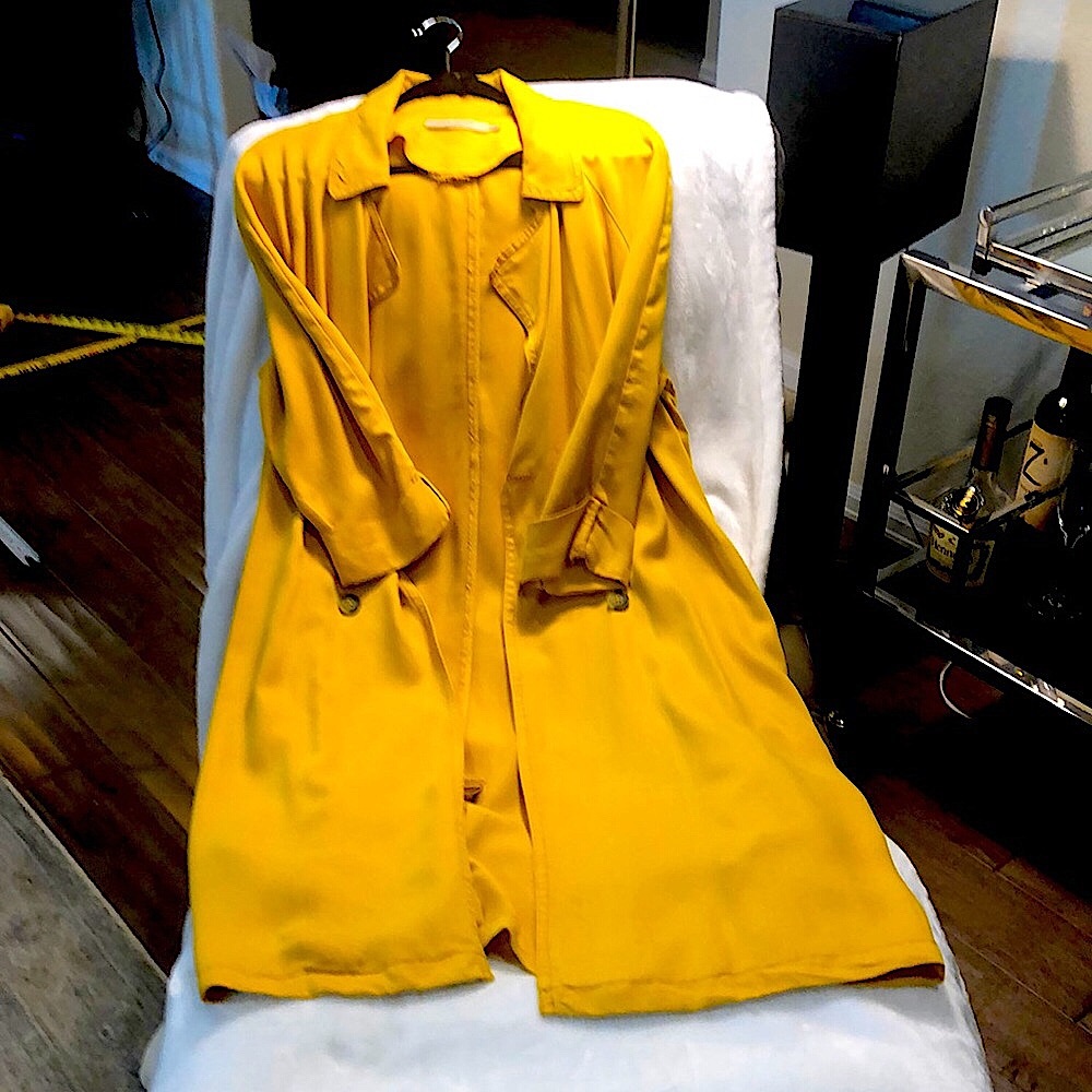 $$$ Cloth trench coat
